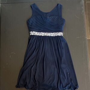 Speechless Midnight Blue Kids Formal Dress